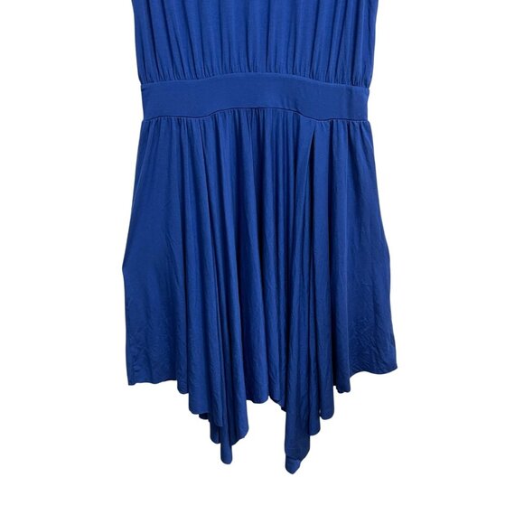 Rachel Pally Dress Womens 1X Sleeveless Handkerchief Hem Midi Soft Modal Made US - Picture 4 of 8